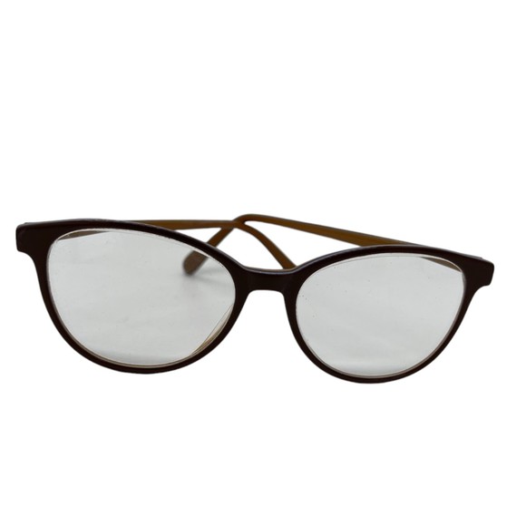 Kirkland Prescription-Ready Frames "Brandi" Style, Brown, Blue Accents on Edges - Picture 5 of 14